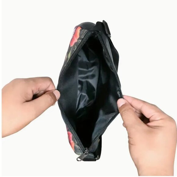 Sugar Skull Bag Face Head In Profile Travel Grab-And-Go Tablet Student - Picture 3 of 4